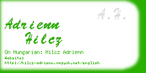 adrienn hilcz business card